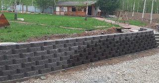 Установка подпорной стенки в Юбилейном: качество и цена от 2833 руб.