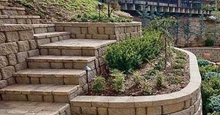 Установка подпорных стенок из блоков в Юбилейном от 3606 руб. - ТротуарнаяПлитка